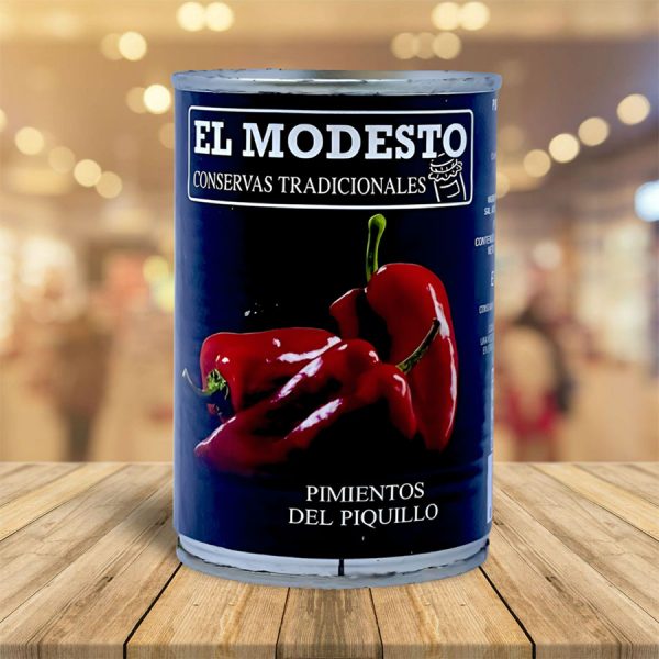 Pimientos de Piquillo Artesanos "El Modesto" Lata 1/2