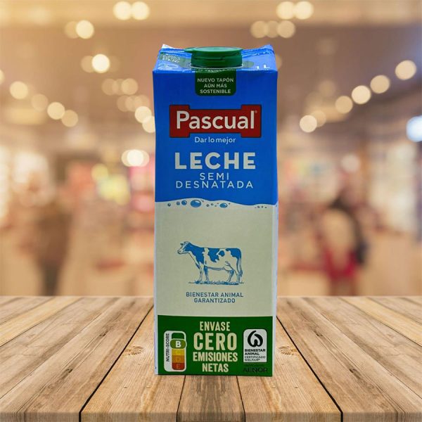 Leche "Pascual" Semidesnatada 1 Litro