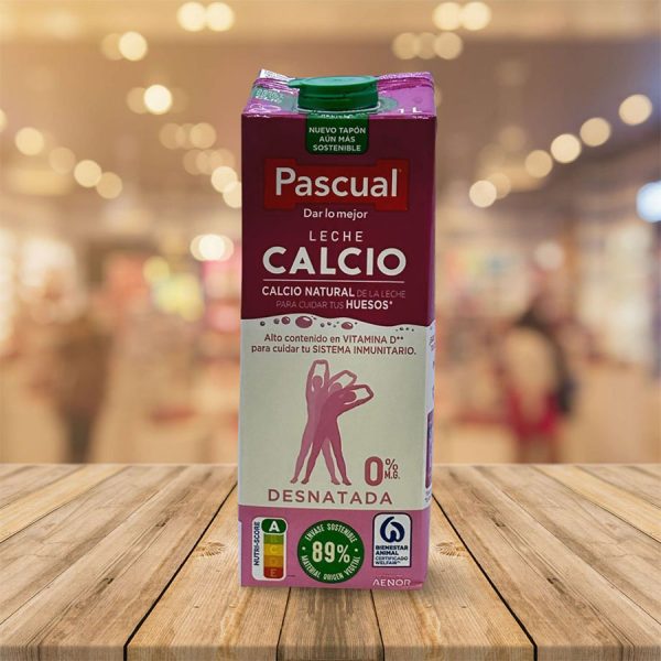 Leche "Pascual" Desnatada con Calcio