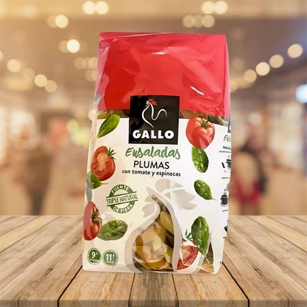 Pastas "Gallo" Vegetal Ensaladas Plumas 750 gr