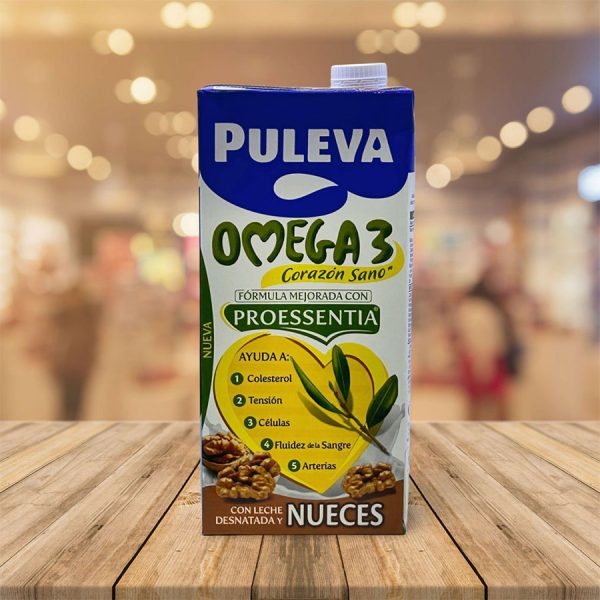 Leche "Puleva" con Omega 3 Desnatada con Nueces