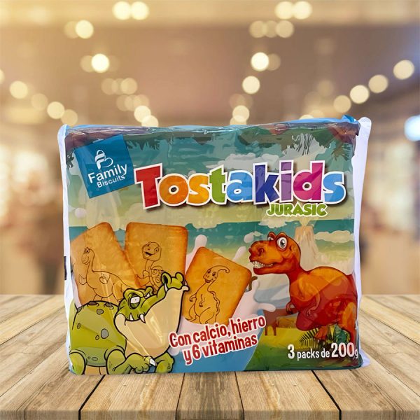 Galletas Family Biscuit "Tostakids" Pack 3x200 gr