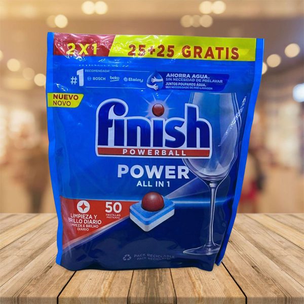 Lavavajillas "Finish" 50 Cápsulas