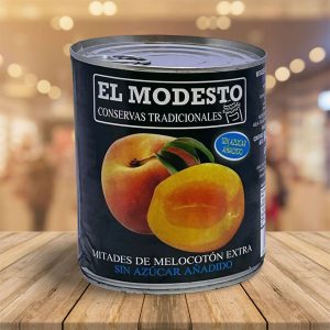 Mitades de Melocotón Extra Sin Azúcar Añadido "El Modesto"