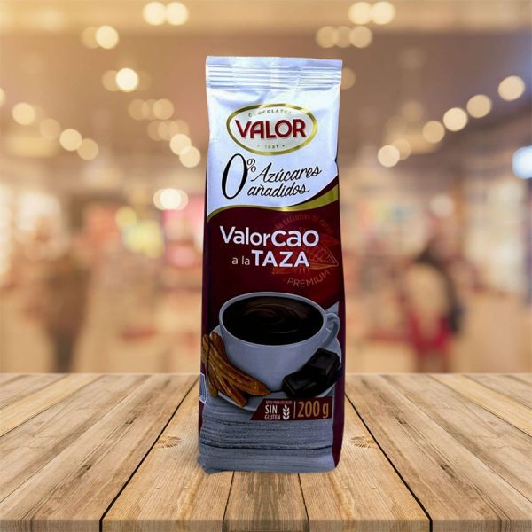 Chocolate "Valor" a la Taza con 0 Azúcares