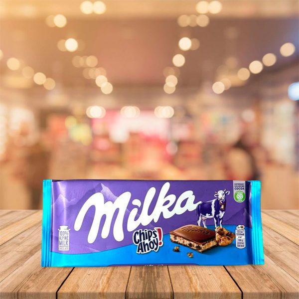 Tableta Chocolate "Milka" Chips Ahoy 100 Gr