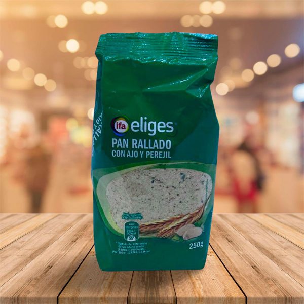 Pan Rallado "Eliges" Ajo y Perejil 250 Gr