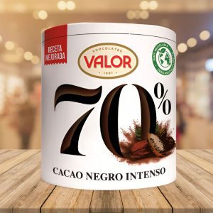 Cacao Negro Intenso "Valor" 70 % 300 Gr